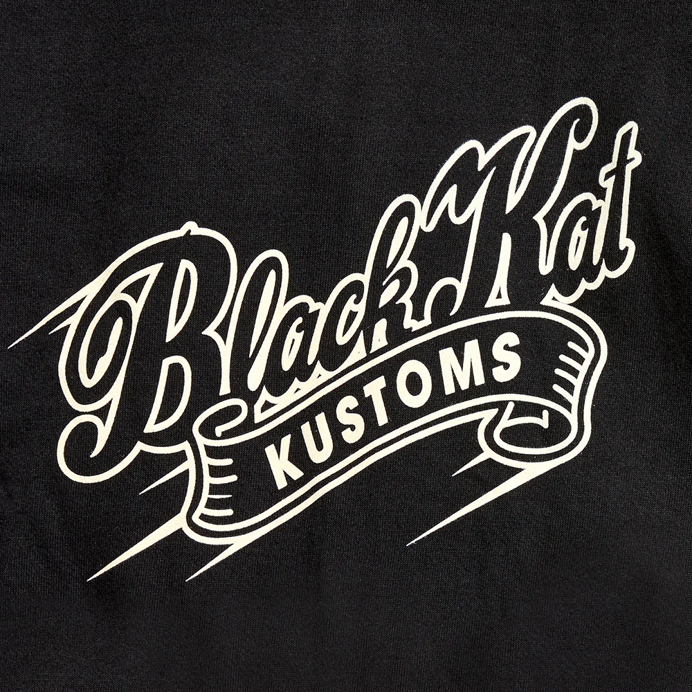 Black Kat Kustoms Youth Hoodie - Image 4