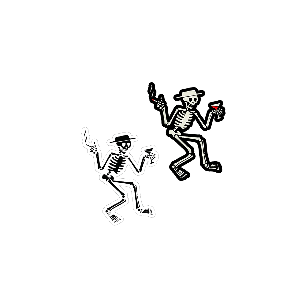 Classic Skelly Sticker Set