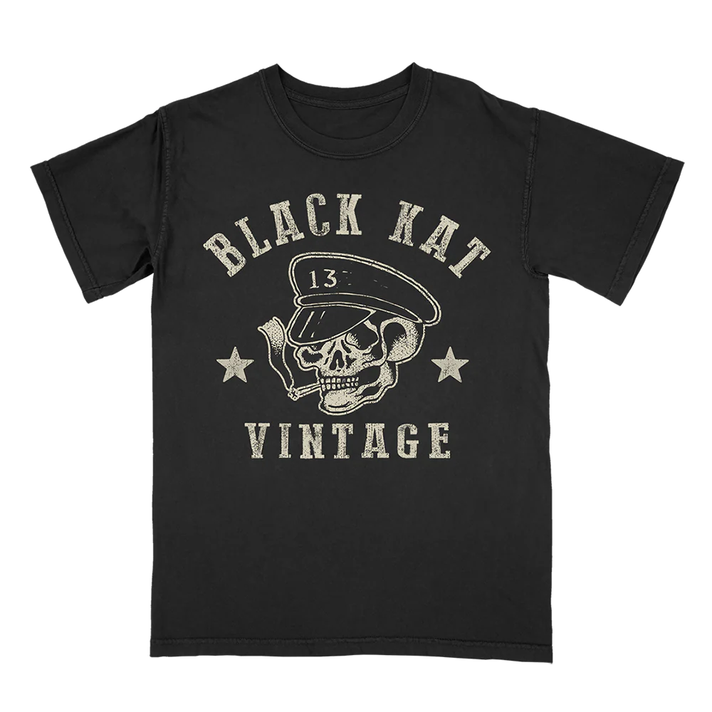 Moto Skull Black T-Shirt